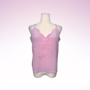 ANTOINETTE Pink Silk Blouse (Sz 40)